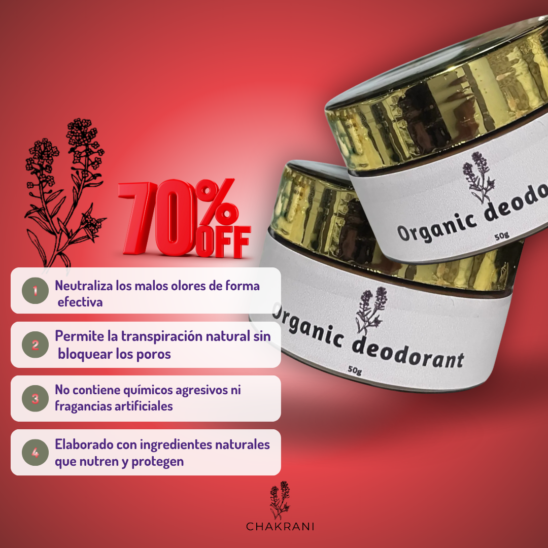 Desodorante anti-olores Organico