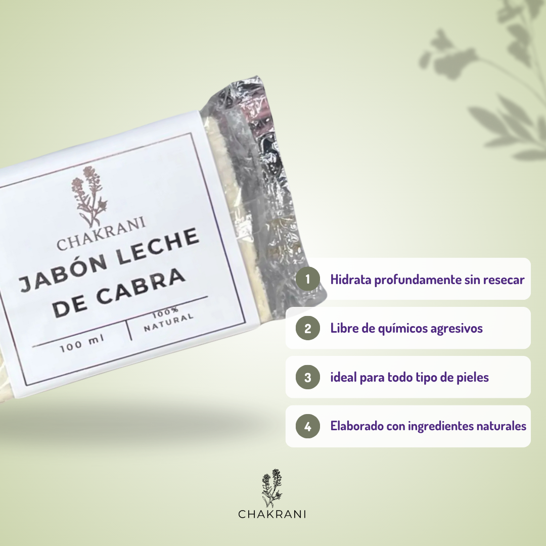 Jabón leche de cabra