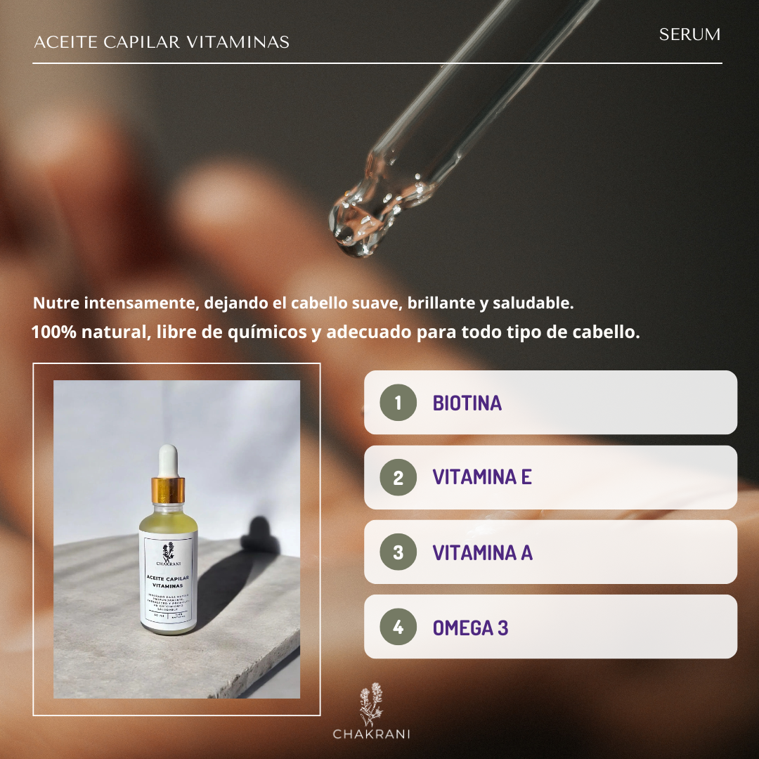 Aceite capilar VITAMINAS