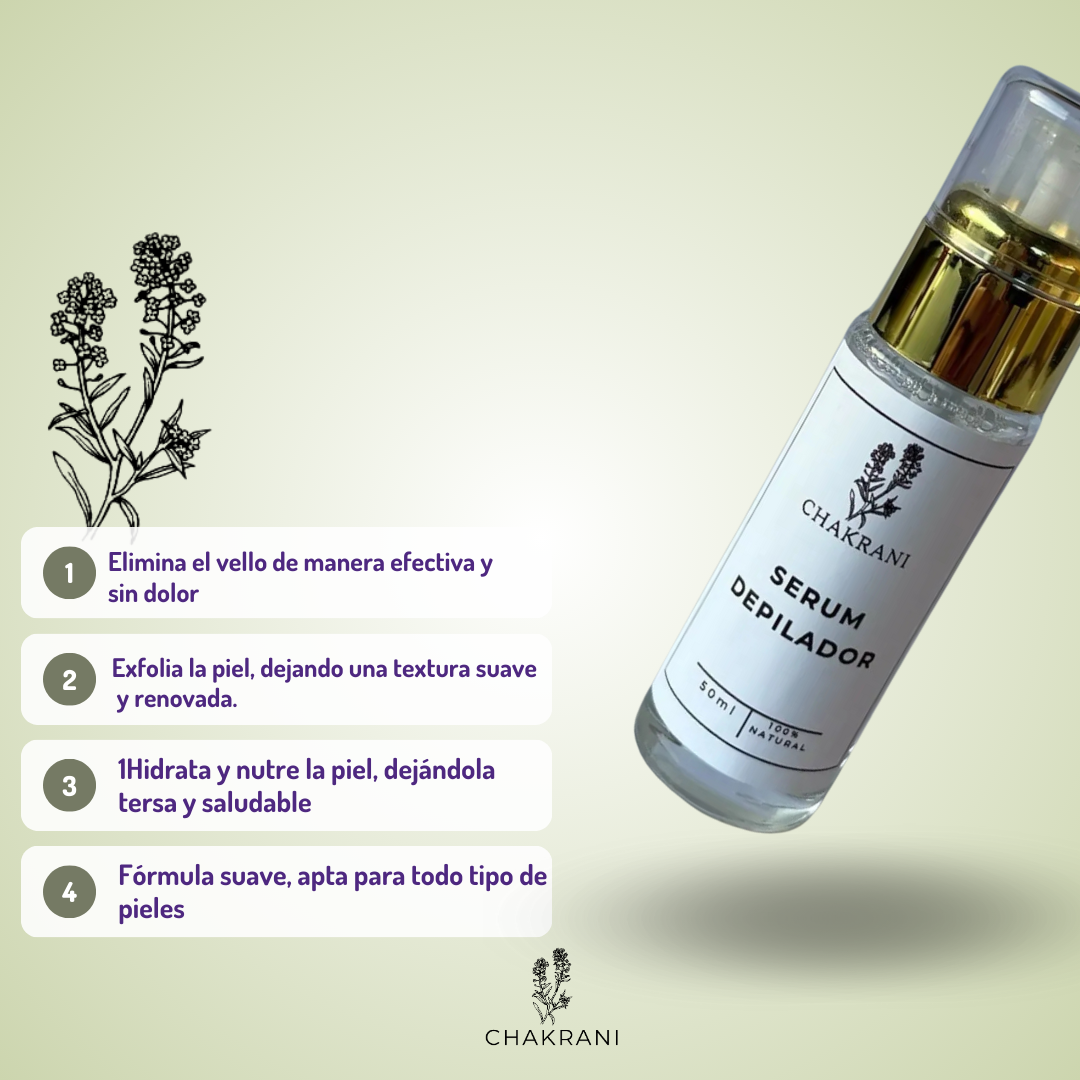 Serum depilador
