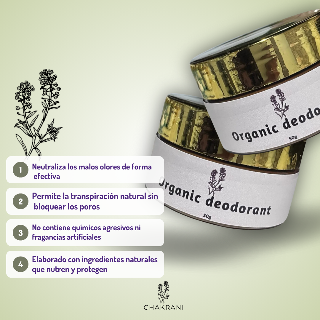 Desodorante anti-olores Organico