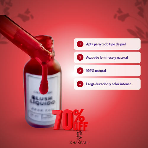 Blush líquido - Akar Fasi